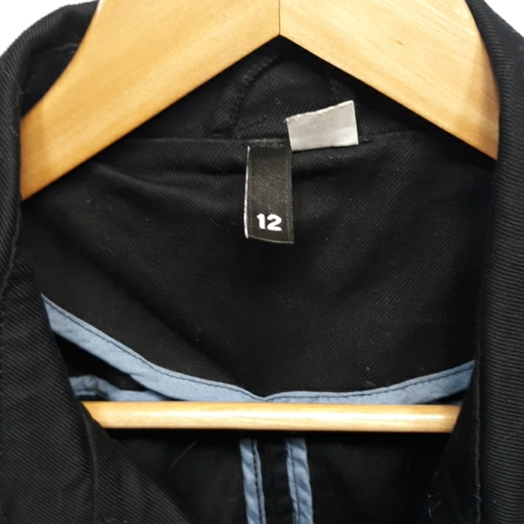 H&M Black Fall Military Jacket - Picture 4 of 8